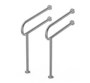 Stainless Steel U Shaped Disabled Grab Bar (Set Of 2)
